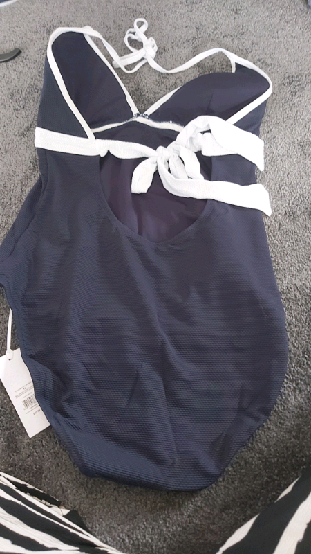 white company swimming costume